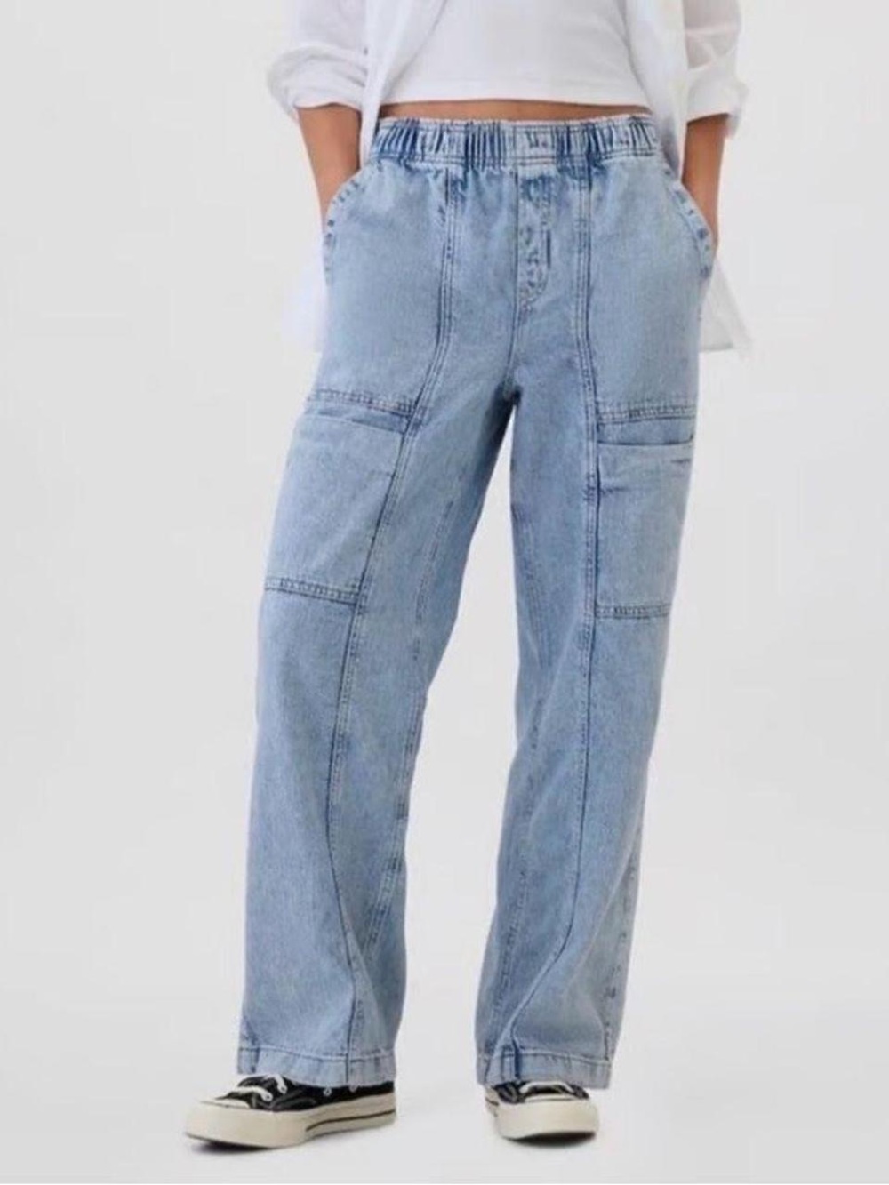 Gap Relaxed Cargo Seam Jeans